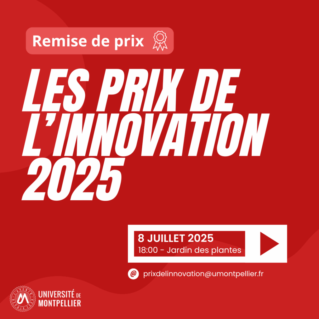 Axlr Prix de l’Innovation 2025 de l’Université de Montpellier – AxLR